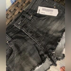 NWT Nasty Pig brand black denim shorts